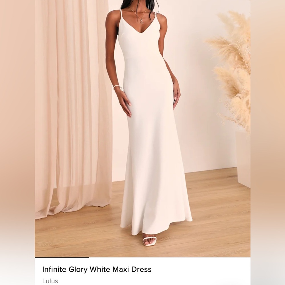 Lulu's White Maxi Dress